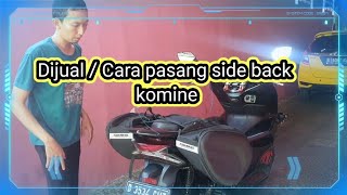 Review Side bag Komine tas motor saddle bag [upl. by Showker]