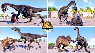 Therizinosaurus All Perfect Animations amp Interactions 🦖 Jurassic World Evolution 2 Dominion DLC Pack [upl. by Moina]