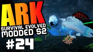 ARK Survival Evolved  MOVING DAY BADASS SNOW ARGENTAVIS TAMING Modded 24 ARK Gameplay [upl. by Swartz]