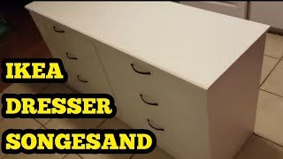 IKEA SONGESAND 6 DRAWER DRESSER REVIEW [upl. by Derby]