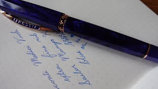 Visconti Medici Viola unboxing and initial review fountainpen penmanship [upl. by Agnes259]