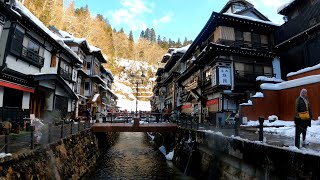 Ginzan Onsen Ryokan Yamagata Prefecture [upl. by Llejk]