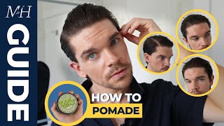 4 Mens Hairstyles Using Pomade  Hair Product Guide  Ep 8 [upl. by Hachmin]