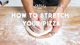 How to Stretch Pizza Dough [upl. by Ahsiemat]