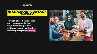 Intergroup Contact Theory simplified psychology sociology [upl. by Marelya727]