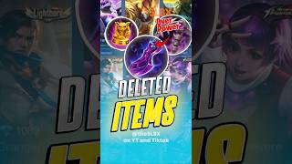 Deleted Items in mobile legends mobilelegends mlbb [upl. by Aziaf]