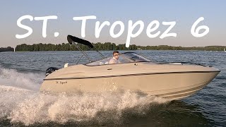 Łódź motorowa St Tropez 6 stylizowana na Audi RS6 motorówki łódź jacht boats mboats [upl. by Josephson]