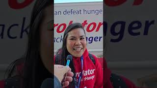 Interview with Lucibelle Tan from Purolator CFL Tackle Hunger fundraiser [upl. by Oicor258]