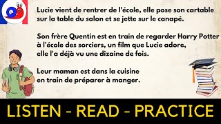 French Reading Practice  10 texts Improve your pronunciation amp vocabulary [upl. by Gayler552]