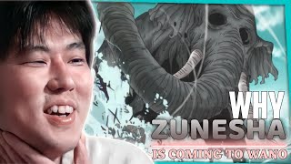 Why Zunesha is coming to Wano  One piece Hindi [upl. by Yttocs]