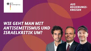 Wie mit Antisemitismus und Israelkritik umgehen Felix Klein und Philipp Peyman Engel [upl. by Einor240]