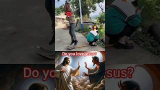 SATAN😈😂  JESUS WIN❤  JESUS PAPA❤💫 shorts jesus love [upl. by Caplan25]