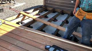 Tuff Blocks to build a deck on top of a patio [upl. by Etz]