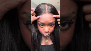 30 Second ISEE Hair Glueless Wig Install [upl. by Kaitlyn]