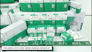 For Kubota D722 V1505 Engine Overhaul Rebuild Kit [upl. by Reynold]