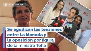 Se agudizan las tensiones entre La Moneda y la oposición por figura de ministra Tohá [upl. by Bernadette688]