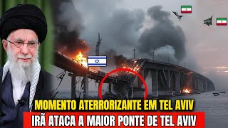 At4que Dev4stador em Tel Aviv Irã Destr0i a Maior Ponte da Cidade [upl. by Orenid]