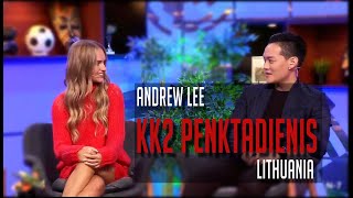 Andrew Lee on Lithuanian TV  KK2 Penktadenis [upl. by Yarehs608]