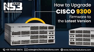 How to Upgrade Cisco 9300 Firmware to the Latest Version  CiscoSystems ns3techsolutions [upl. by Annaoj]