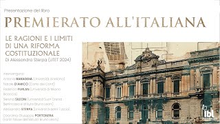 Premierato allitaliana UTET 2024  I Webinar di IBL [upl. by Kiki861]