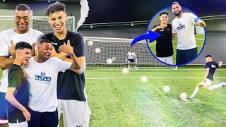 I LEFT MBAPPÉ SPEECHLESS😱 Football challenges vs Neymar Donnarumma amp Mbappé [upl. by Allayne106]