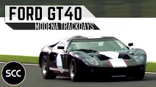 FORD GT40 Driven by Kenny Bräck in top gear  High revs Downshifts  Brutal V8 sounds  SCC TV [upl. by Lister]