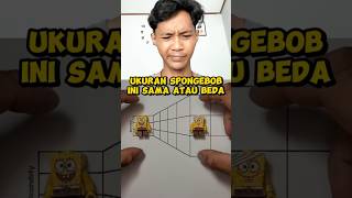 UKURAN SPONGEBOB INI SAMA ATAU BEDA TES KECERDASAN [upl. by Yevre867]