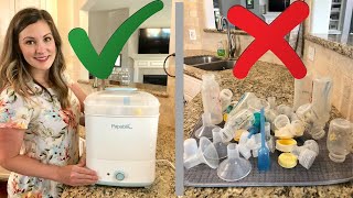 PAPABLIC BOTTLE STERILIZER amp DRYER REVIEW  How to Sterilize Bottles  Papablic Unboxing  Quick Tip [upl. by Elsi]