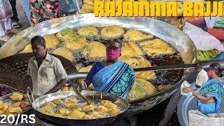 Bangalore Most Famous Rajamma’s Bajji Only 20₹  Bangalore Street Food [upl. by Oca941]