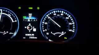 2014 Toyota Highlander Hybrid Speed limit warning display [upl. by Nimzzaj]