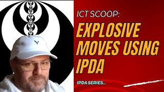 ICT SCOOP How to use IPDA to find explosive moves Find obvious liquidity points to target [upl. by Lodnar]