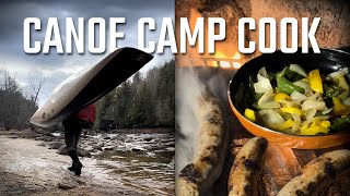 Adirondack Canoe Camping Raquette River Falls  Camp Cooking [upl. by Niltac789]