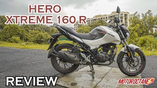 Hero Xtreme 160R  Better than Apache 160  Review  Hindi  MotorOctane [upl. by Gervais]