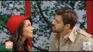 Revelion Teo Show 31122018  Ilinca Vandici si Stefan Floroaica in sceneta quotLectii de agatatquot [upl. by Walburga]