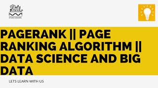 PageRank  Page Ranking Algorithm  Data Science and Big Data [upl. by Sigrid256]