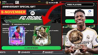 LATEST🚨PROMO⚠️NOVEMBER 2024✅ FC MOBILE NEW GIFT CODE 2024  FC MOBILE GIFT CODES  FC MOBILE [upl. by Ahseki]