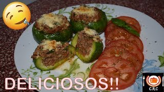 🔴 ZAPALLITOS RELLENOS 🍺🍺  CALABACINES RELLENOS CON CARNE  COCINA DE RESTAURANTE EN CASA [upl. by Werna896]