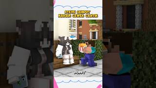 STEVE NAKSIR C€W€KK C∆NTIKK‼️dubbing funny shortsviral minecraft [upl. by Irahcaz]