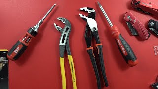 Crescent Tongue amp Groove Pliers review [upl. by Ahsilahs]