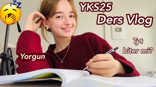 YKS DERS ÇALIŞMA GÜNLÜĞÜM YORGUN🫣TYT BİTER Mİ⁉️ [upl. by Eneloj]