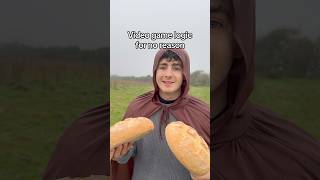 Video game logic for no reason 😂🔥 comedy videogames skyrim eldenring [upl. by Thaine547]