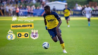 The Brussels derby 🔥  HIGHLIGHTS Union  Anderlecht [upl. by Ecined]