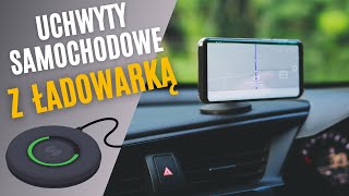 TOP Uchwyty samochodowe z ładowarką indukcyjną Baseus Feegar Belkin iOttie [upl. by Semyaj]