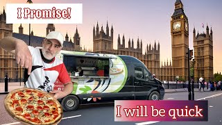 Classic Pizza in the food truckQuick and Easy streetfood [upl. by Luhar]