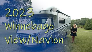 Luxury RV Tour  2023 Winnebago ViewNavion  Class C Motorhome [upl. by Gowon]