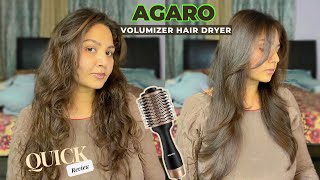 Agaro Volumizer Quick Review  How to Blow dry  Worth Purchasing Or Not [upl. by Brigitta]