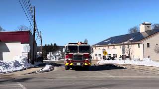 Allenstown NH Fire Department Engine 1 responding [upl. by Frye]