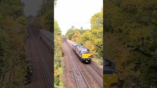 37884 ‘Cepheus’ pulling Scotrail mk3’s passes auchterarder with tones scotrail trains class37 [upl. by Giacomo165]