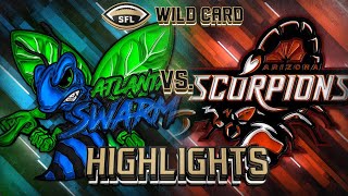 SFL HIGHLIGHTS Season 23 Wild Card  No 12 Atlanta  No 5 Arizona [upl. by Pulchia812]