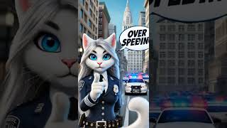 Traffic police part 1 ultraman funny ai kucing story catlover cat [upl. by Bremen]